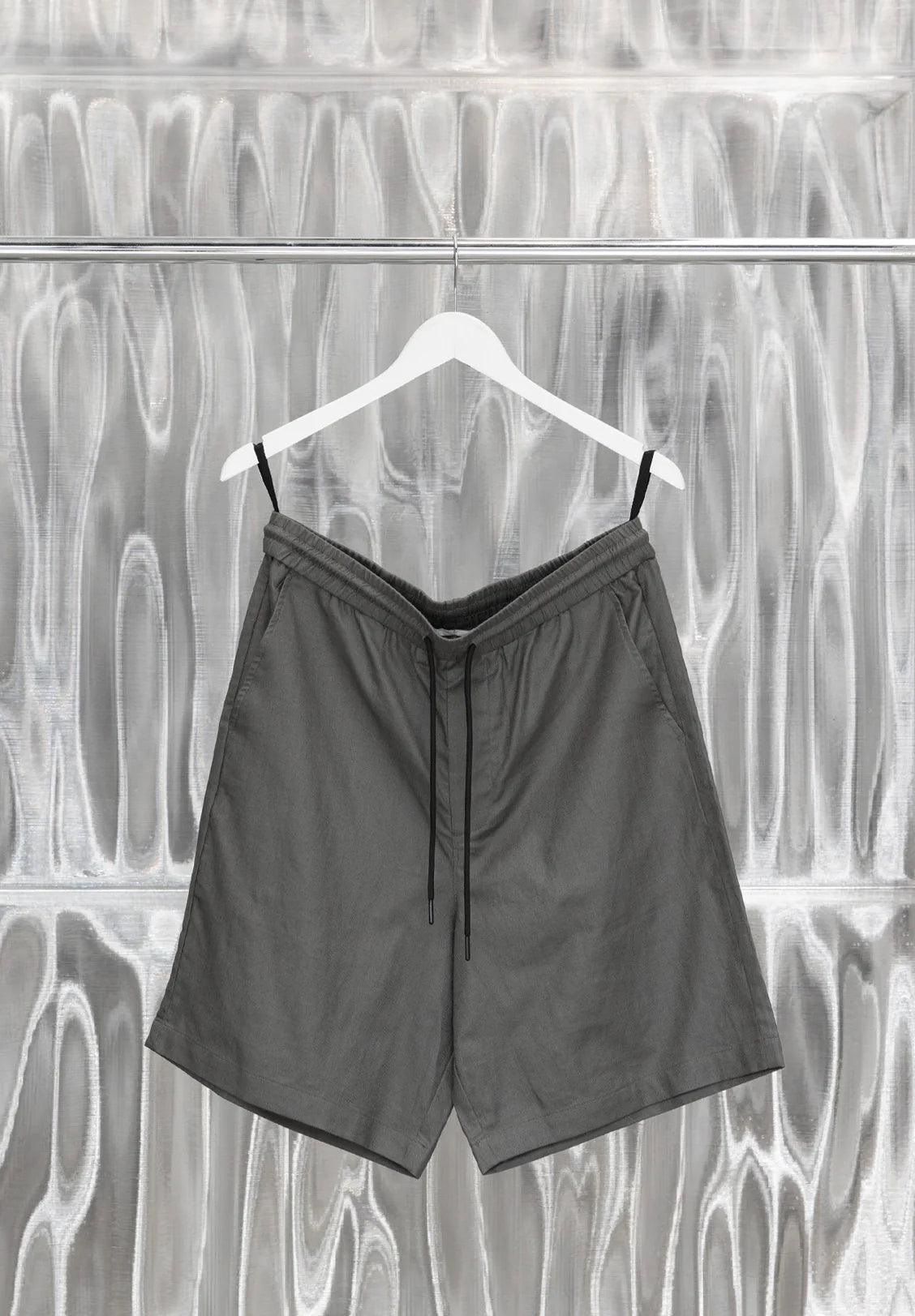 COMMONERS Linen Blend Studio Short | Fog