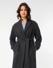 Load image into Gallery viewer, Tia Wool Coat - Charcoal Marle

