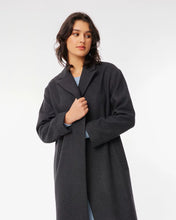 Load image into Gallery viewer, Tia Wool Coat - Charcoal Marle
