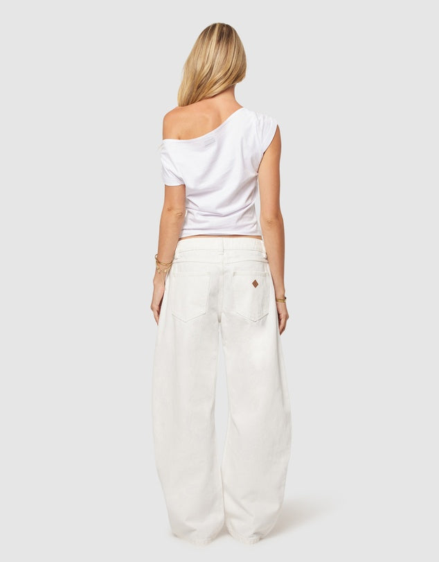 ABRAND 99 Barrel Jean | White Gold