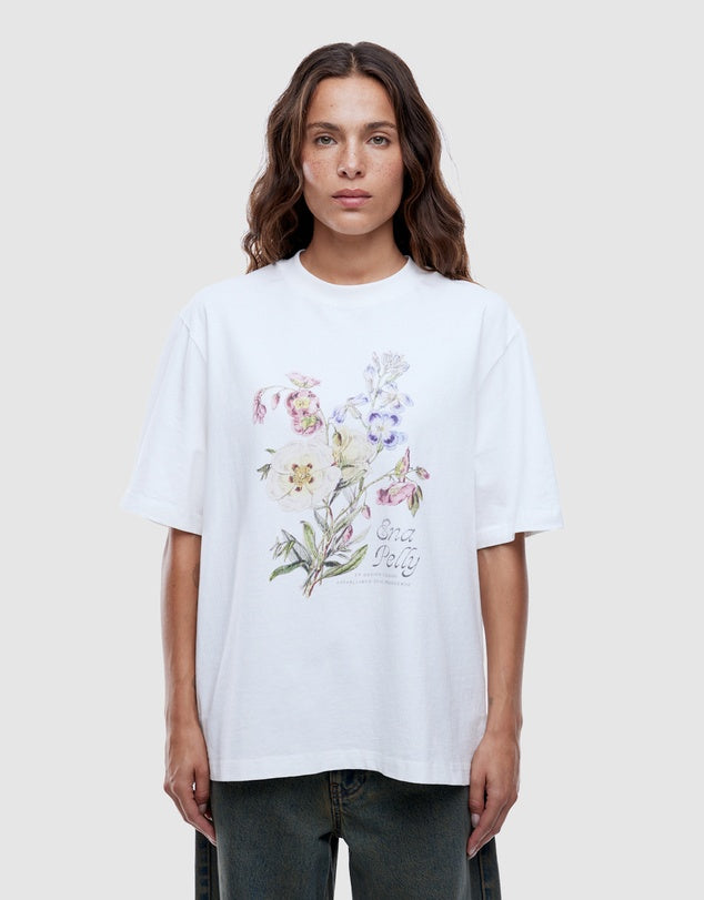 ENA PELLY Bouquet Tee | Vintage White