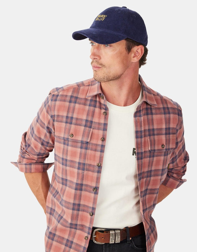 R.M. WILLIAMS Branded Cord Cap | Navy
