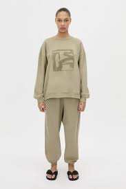 CAMILLA AND MARC Sonora Flocked Tracksuit Top | Clay