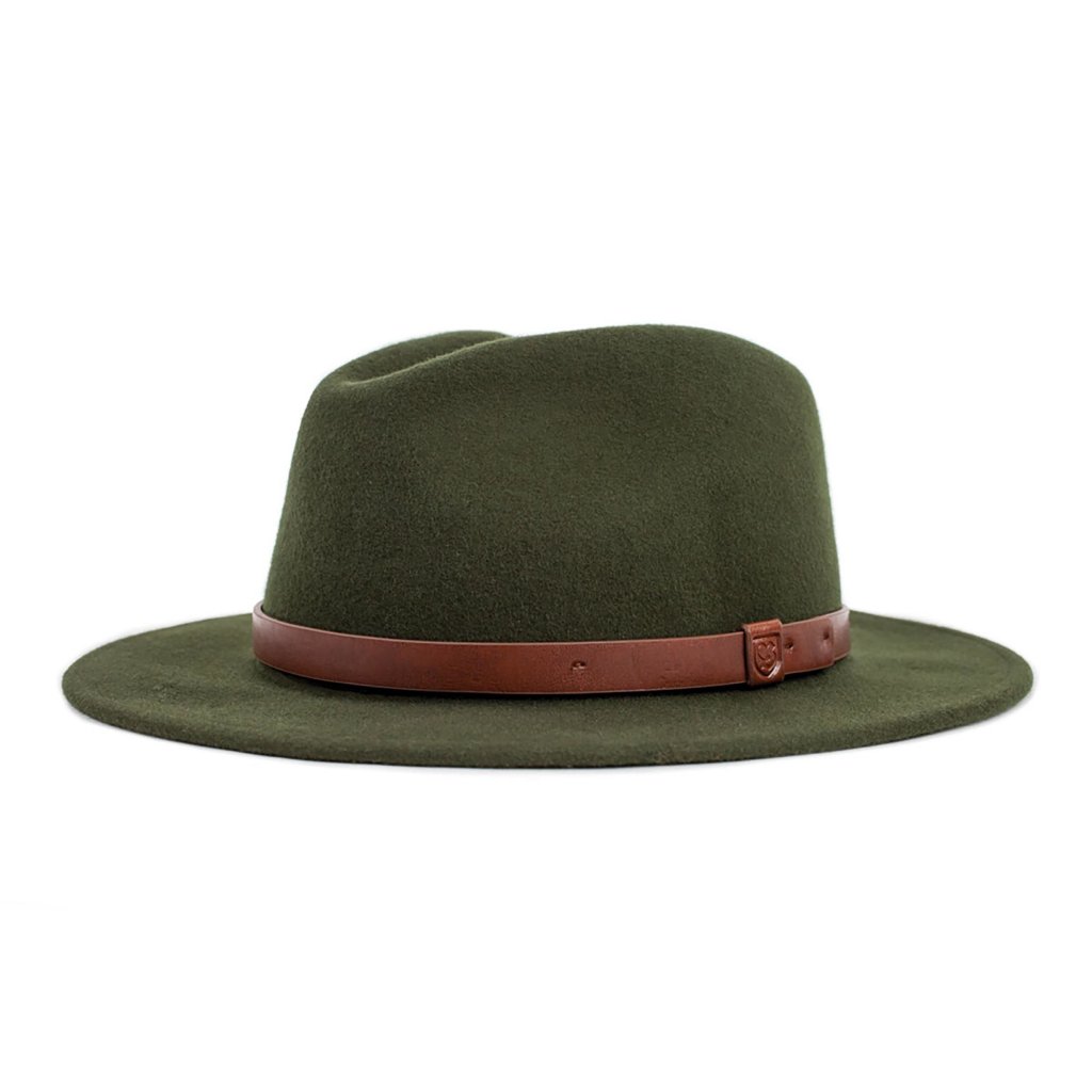 BRIXTON Messer Fedora | Ivy/Light Brown
