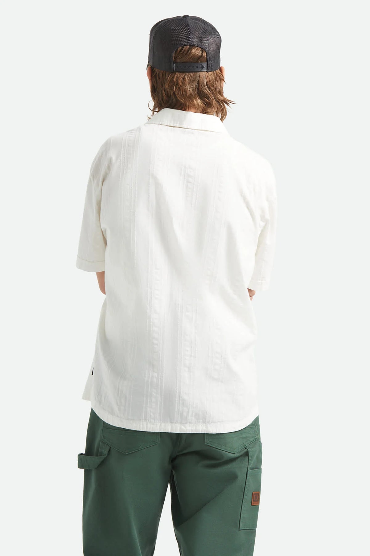 BRIXTON The Vintage SS Woven | Off White / Jacquard