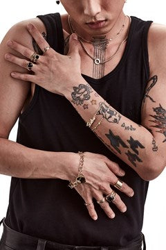 STOLEN GIRLFRIENDS CLUB Cold Heart Bracelet | Gold Plated