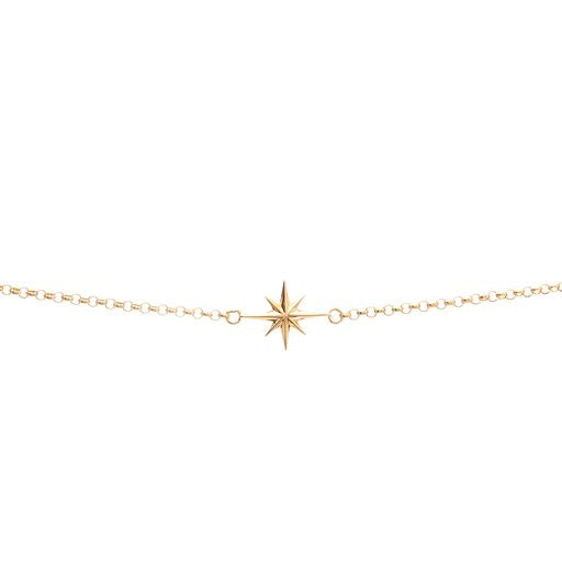 North Star Bracelet - Gold Plated