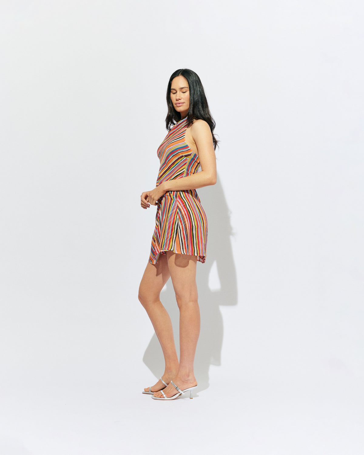 RUBY Madrid Mini Dress | Liquorice Stripe