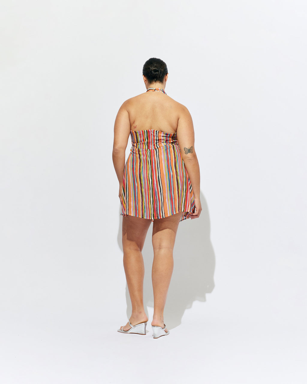 RUBY Madrid Mini Dress | Liquorice Stripe