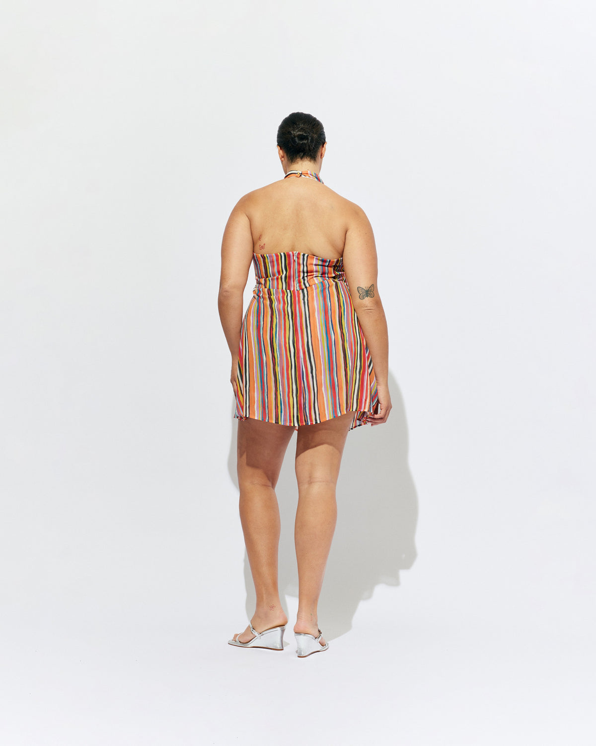 RUBY Madrid Mini Dress | Liquorice Stripe