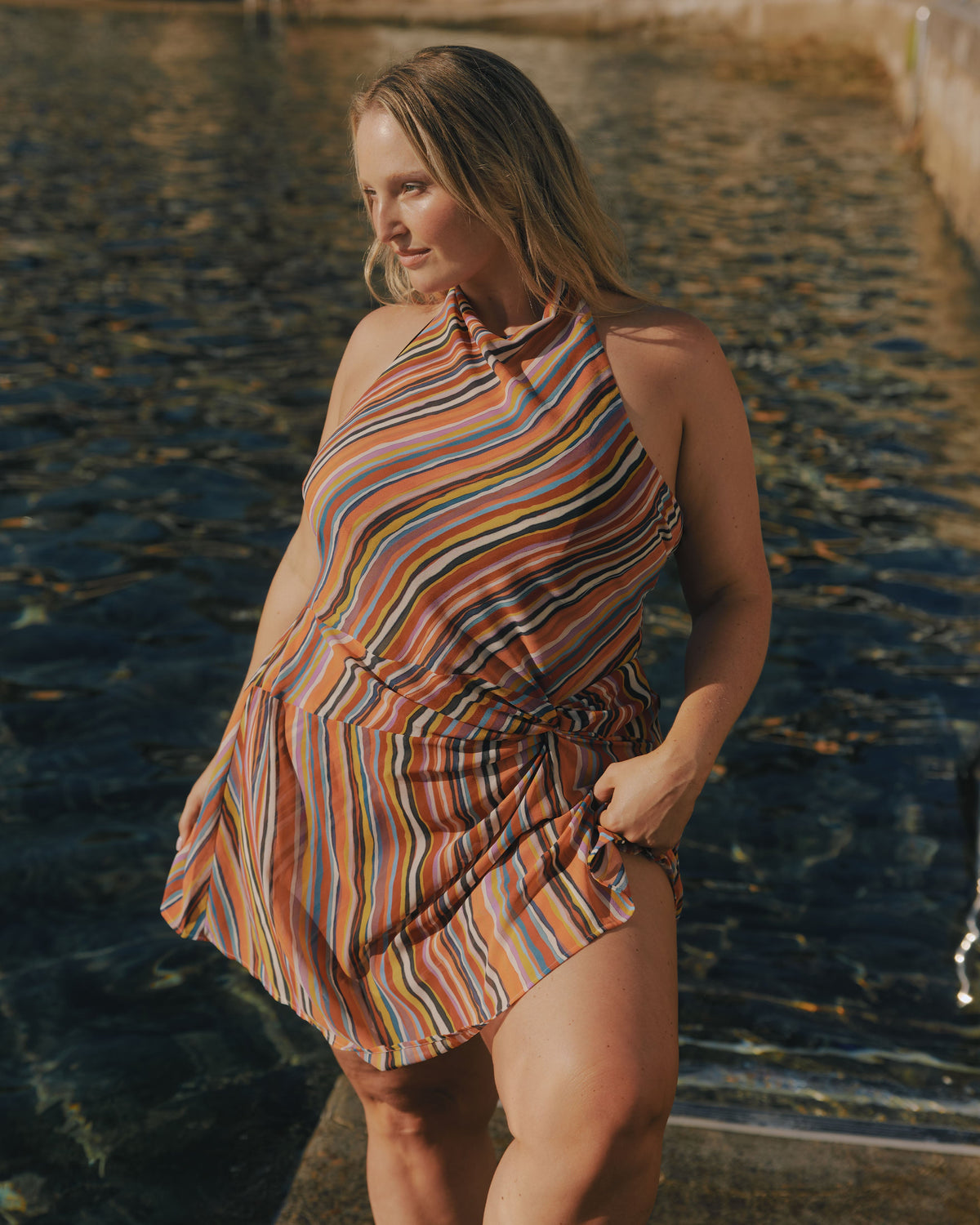 RUBY Madrid Mini Dress | Liquorice Stripe