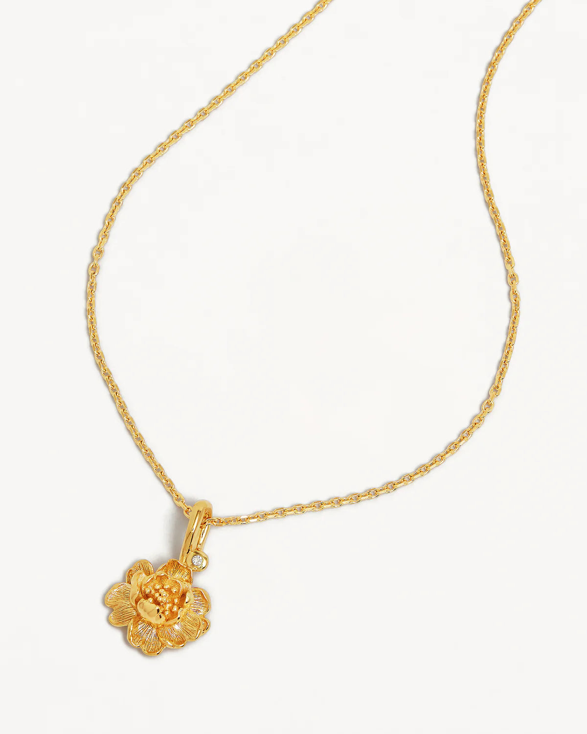 BY CHARLOTTE Peony Birth Stone Necklace | November
