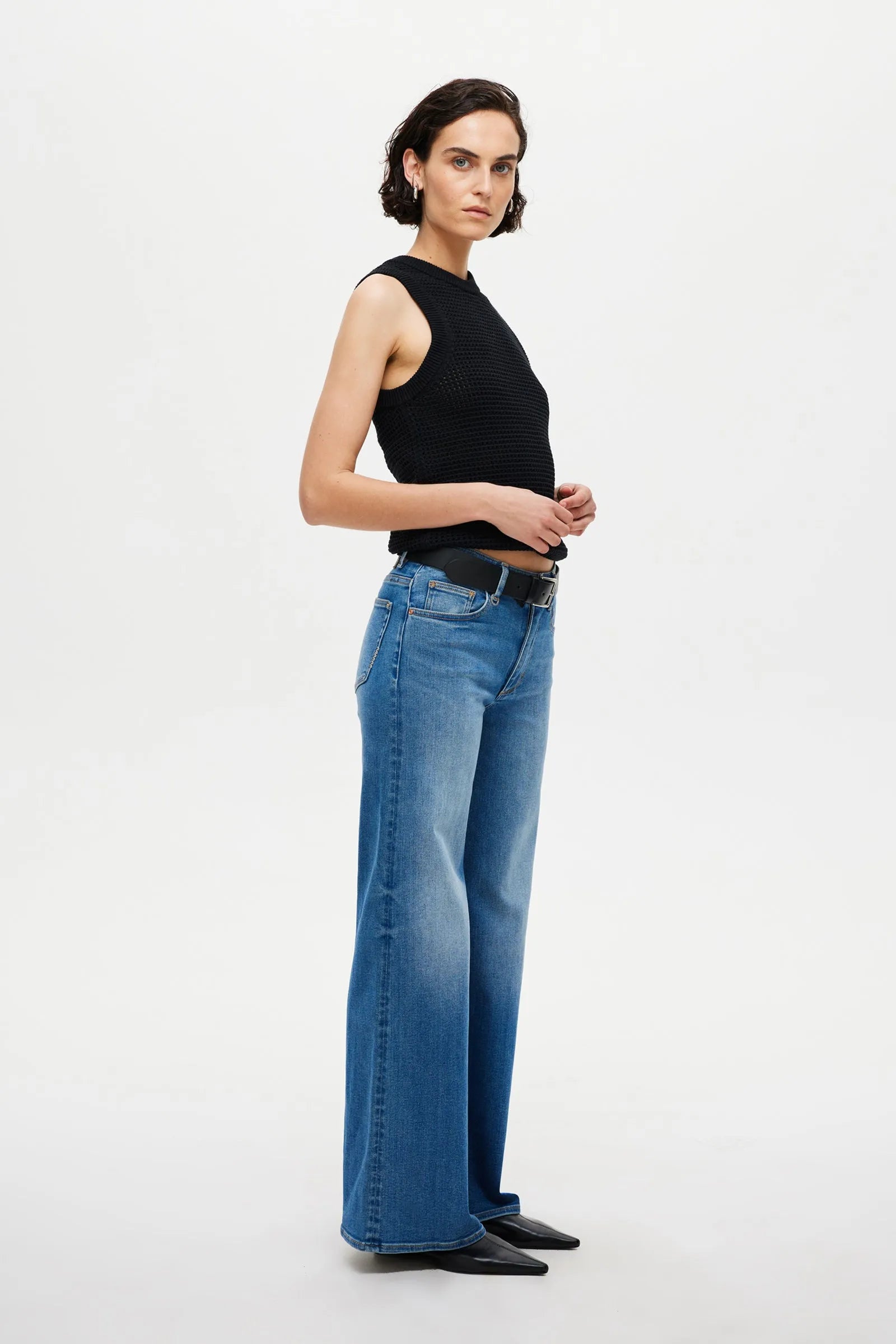 NEUW Eva Wide Nirvana | Mid Vintage Indigo