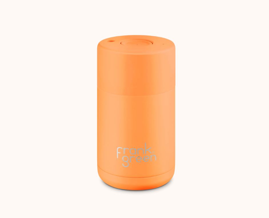 FRANK GREEN 295ml/10oz Reusable Cup - Neon Orange