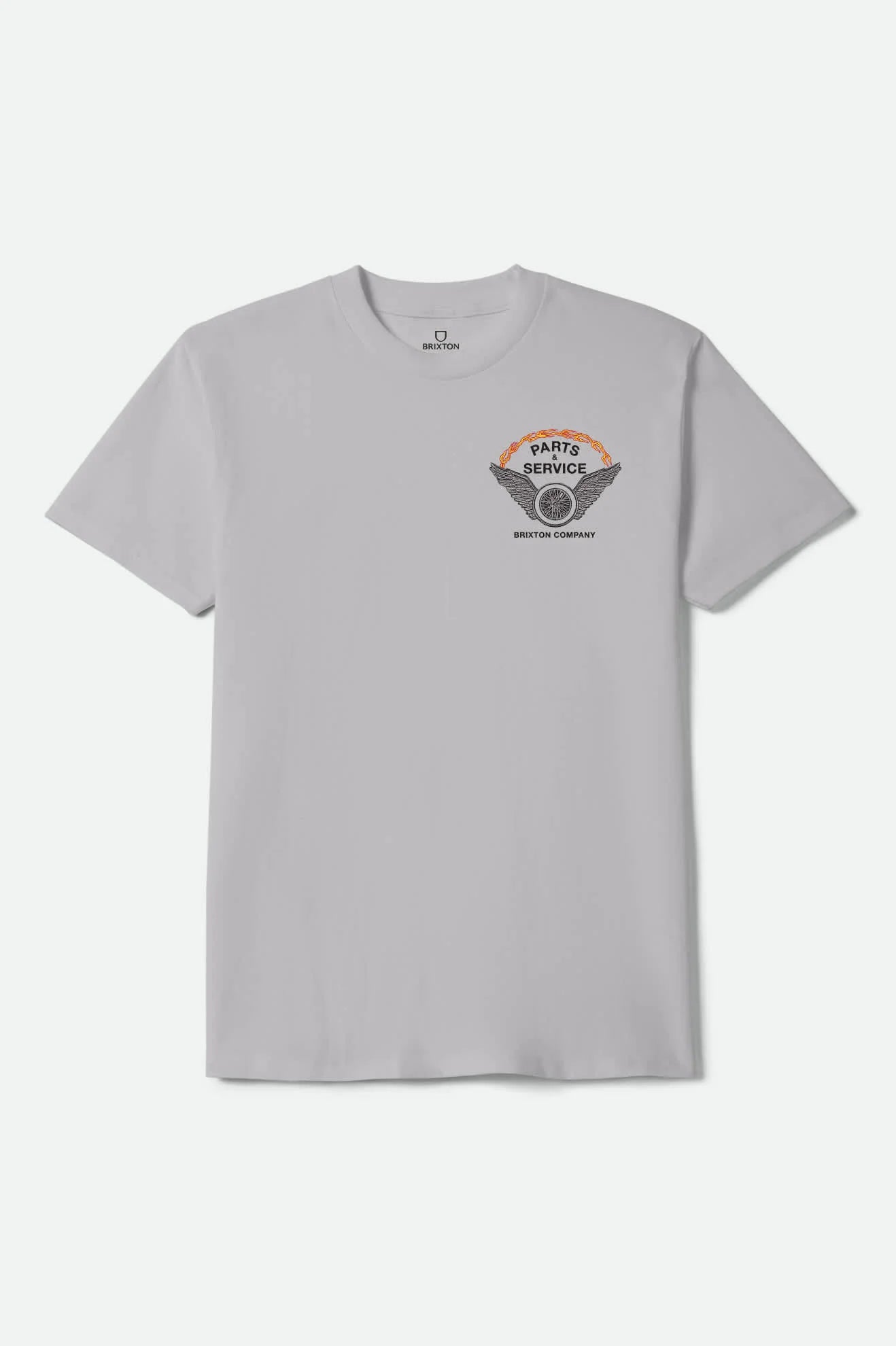 BRIXTON Leeway SS Tee | Pebble Stone Wash