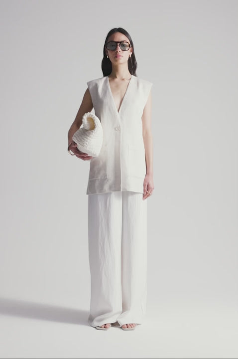 ELKA COLLECTIVE Linna Vest | Natural