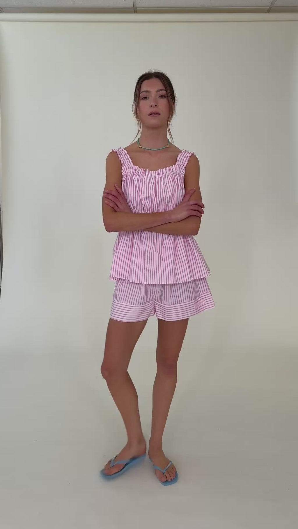 RUBY Trulli Top | Pink Stripe