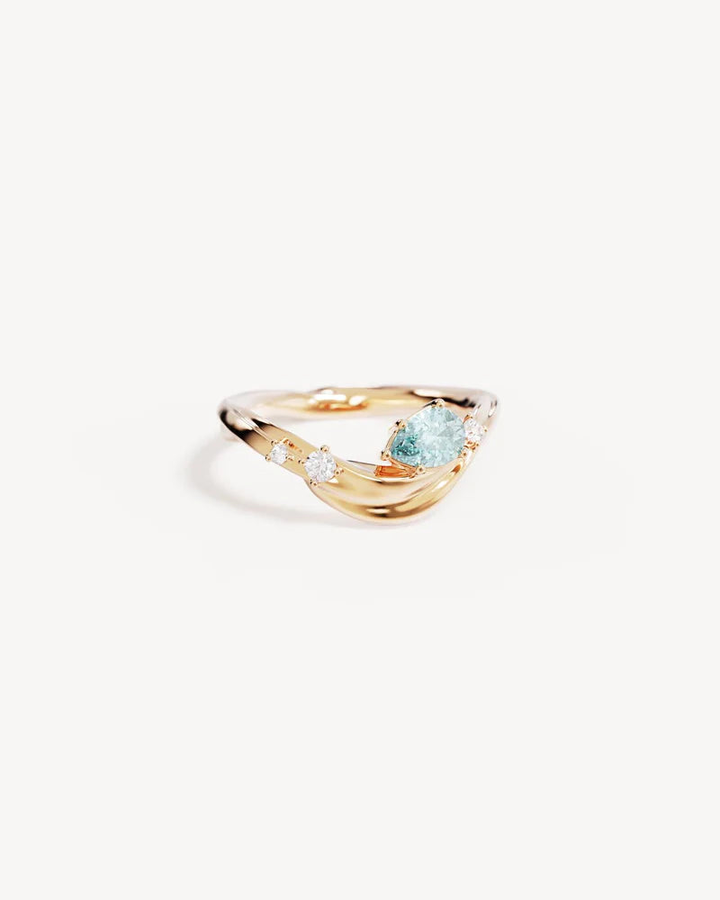 BY CHARLOTTE Dive Deeper Ring | 18K Gold Vermeil