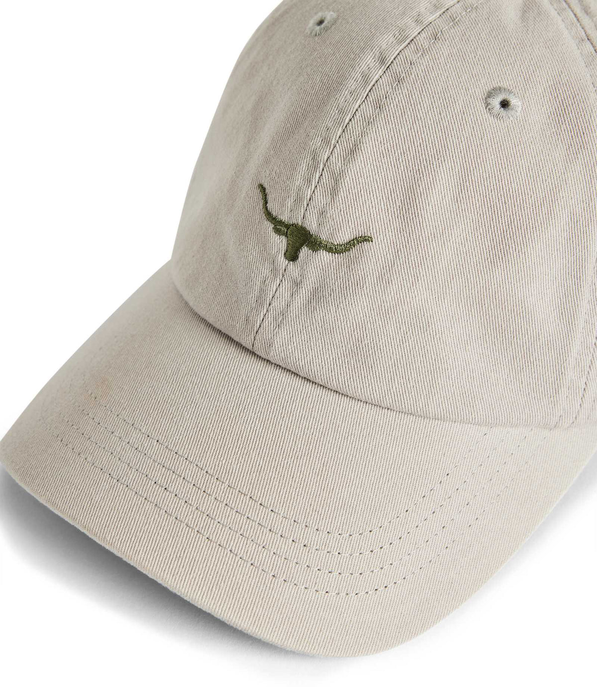 R.M. Williams Mini Longhorn Twill Cap | Salt — photo 5