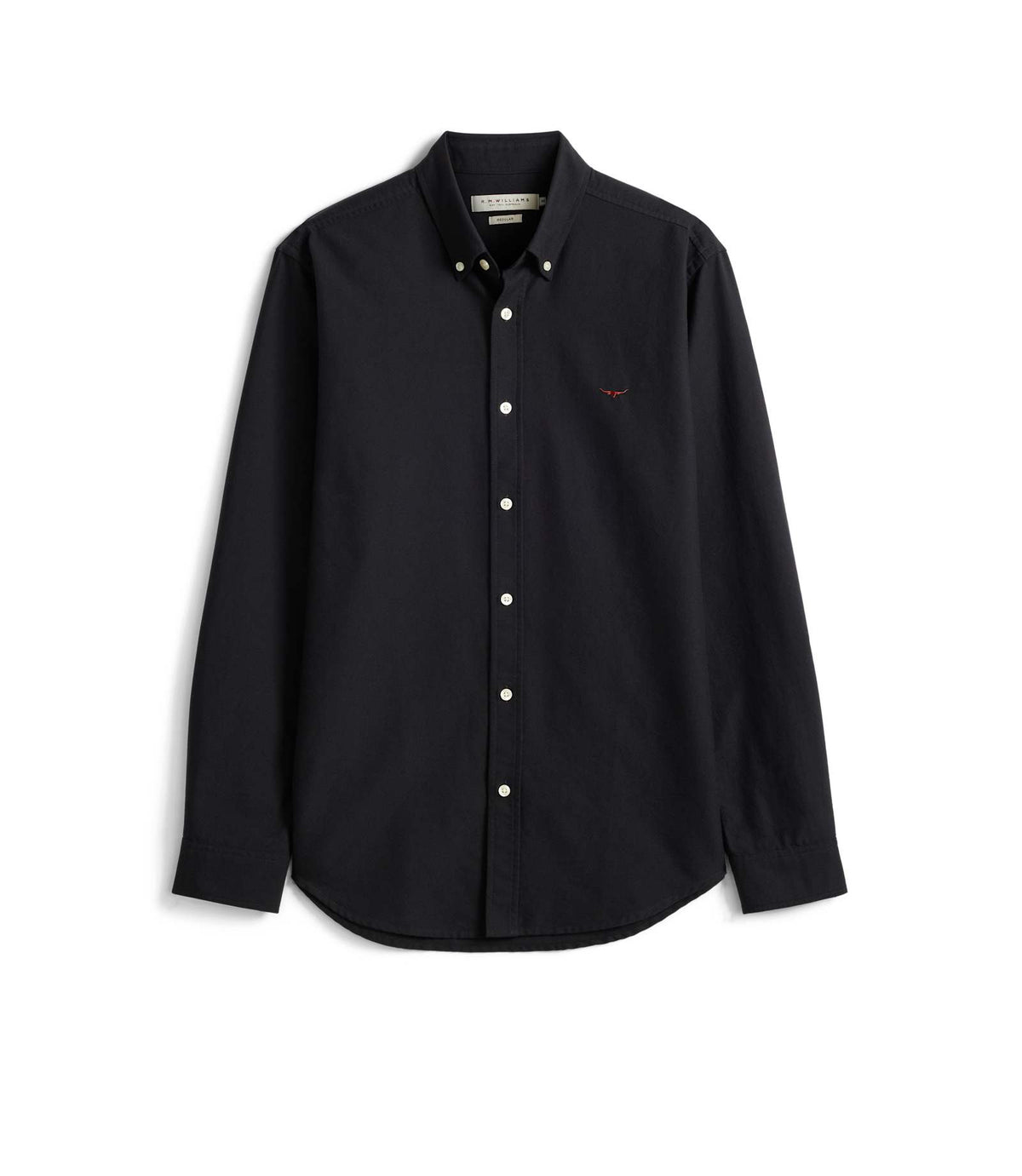 R.M. Williams Clapton Oxford Shirt | Black — photo 1