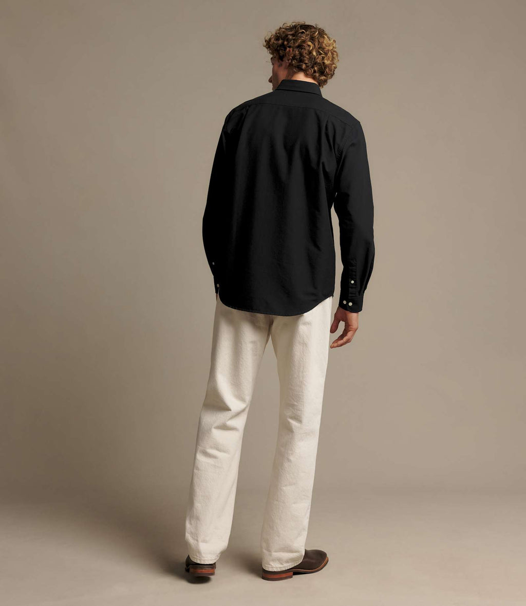 R.M. Williams Clapton Oxford Shirt | Black — photo 5
