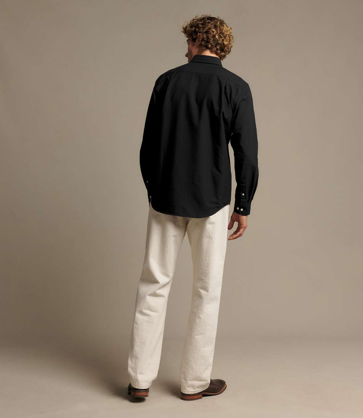 R.M. Williams Clapton Oxford Shirt | Black — photo 5