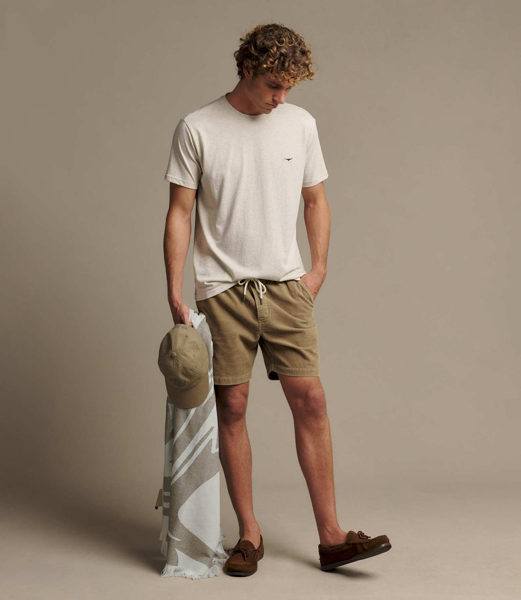 R.M. Williams Parson T-Shirt | Ecru Marle — photo 2