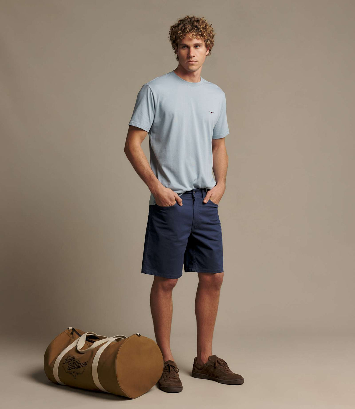 R.M. Williams Parson T-Shirt | Sky — photo 2