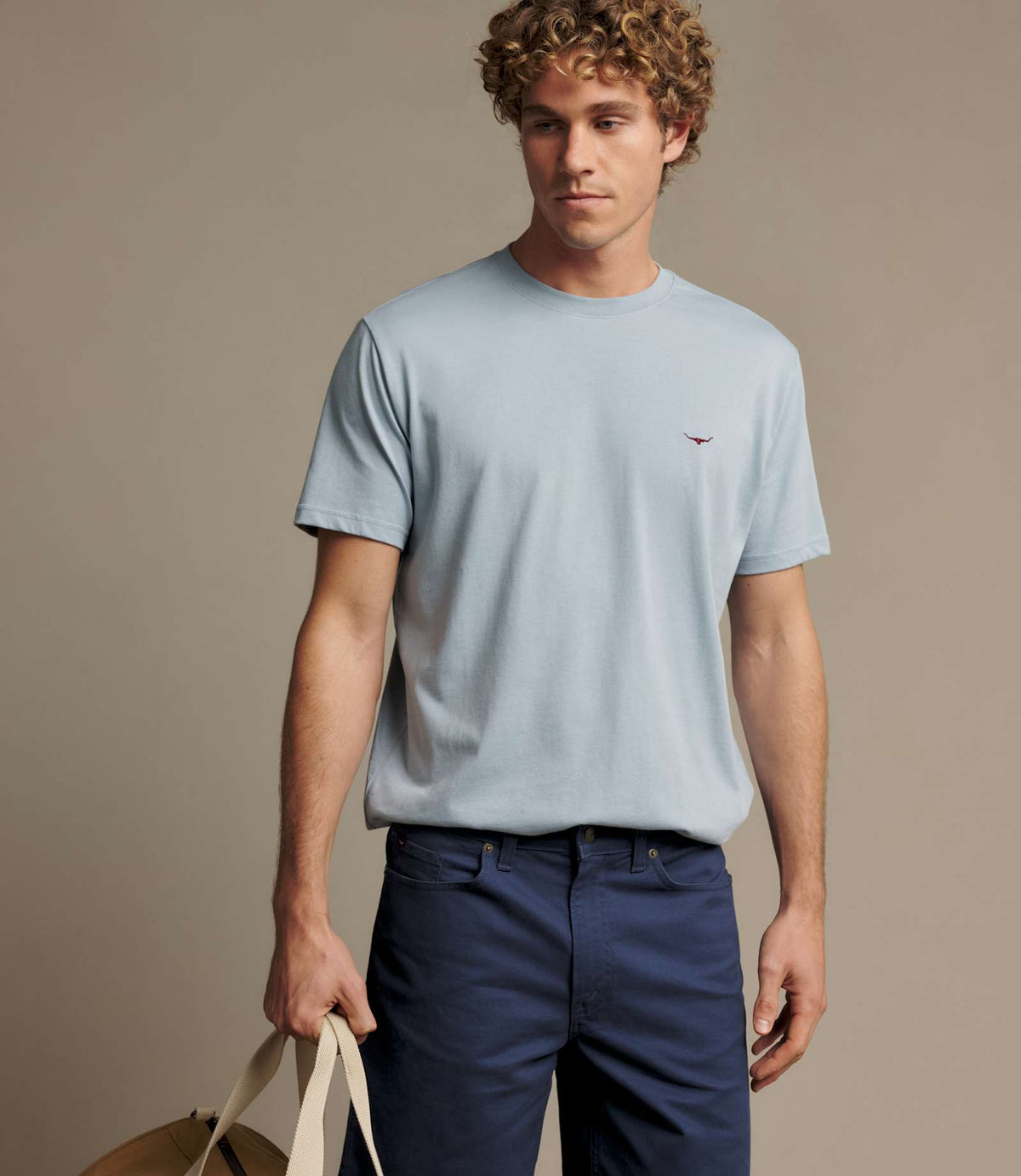 R.M. Williams Parson T-Shirt | Sky — photo 3
