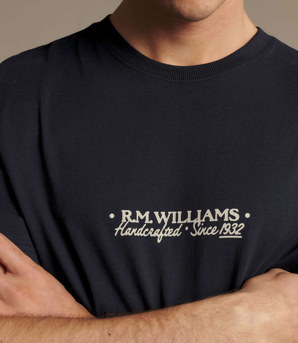 R.M. Williams Roadie T-Shirt | Navy — photo 4
