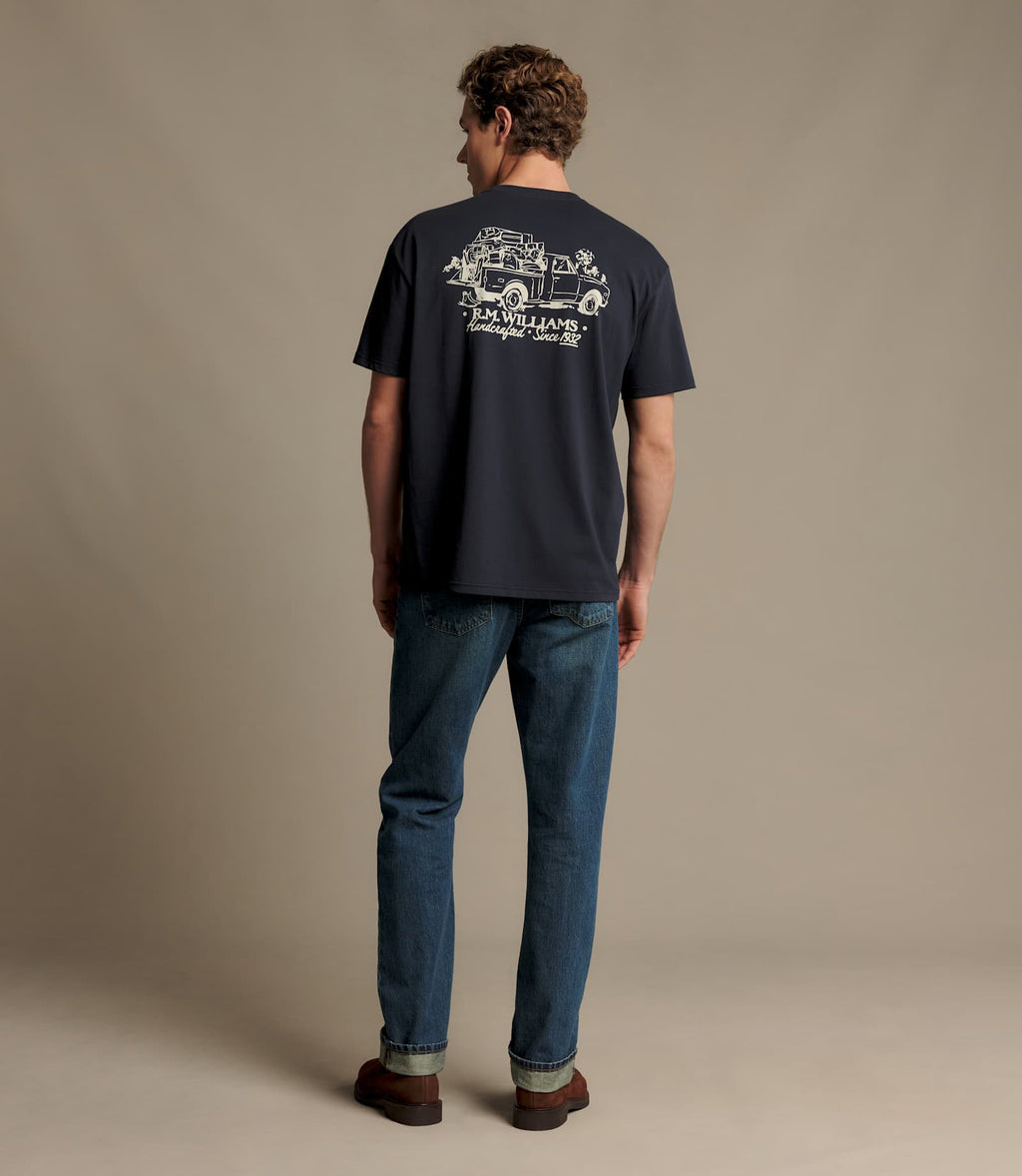R.M. Williams Roadie T-Shirt | Navy — photo 5