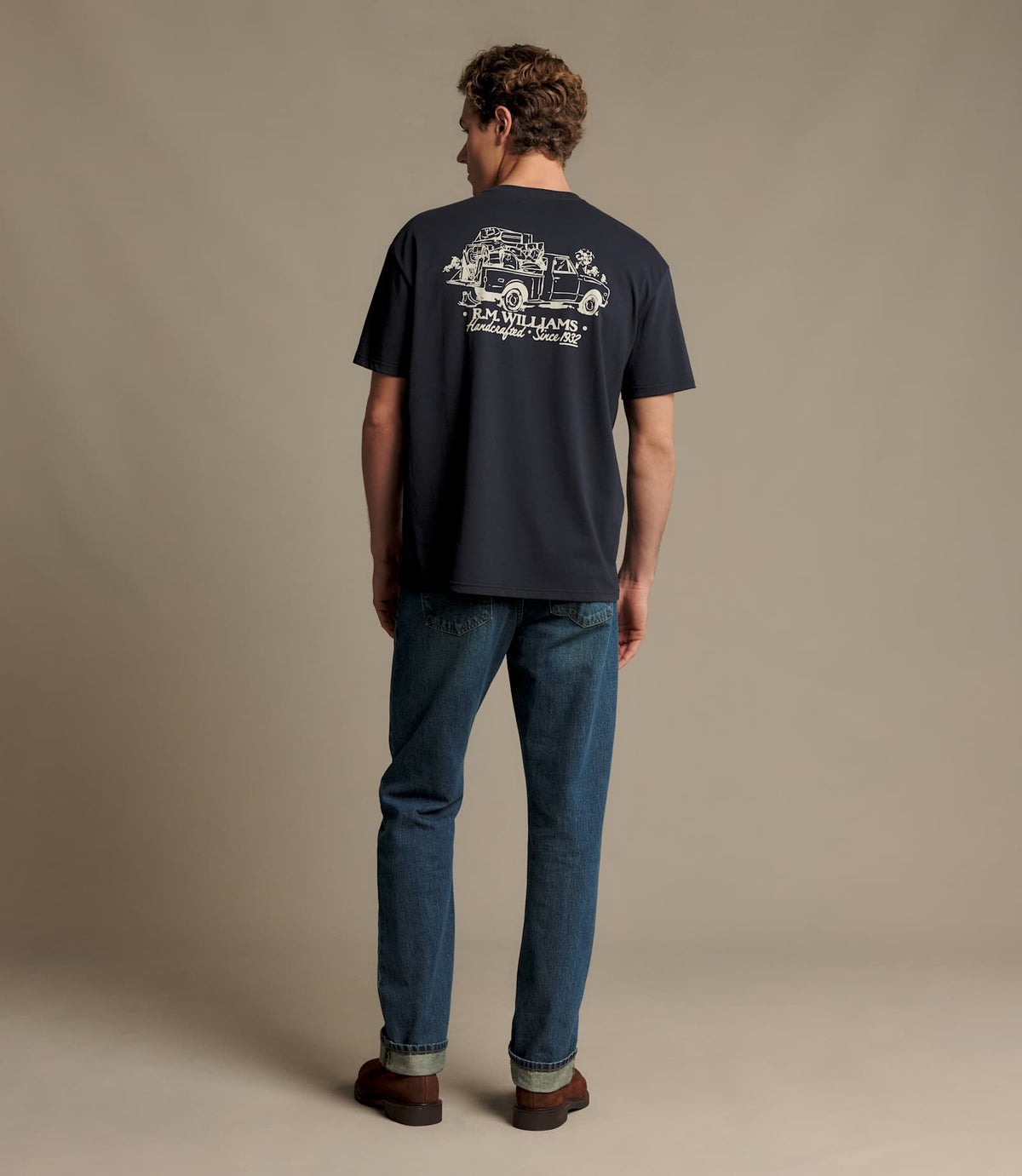 R.M. Williams Roadie T-Shirt | Navy — photo 5