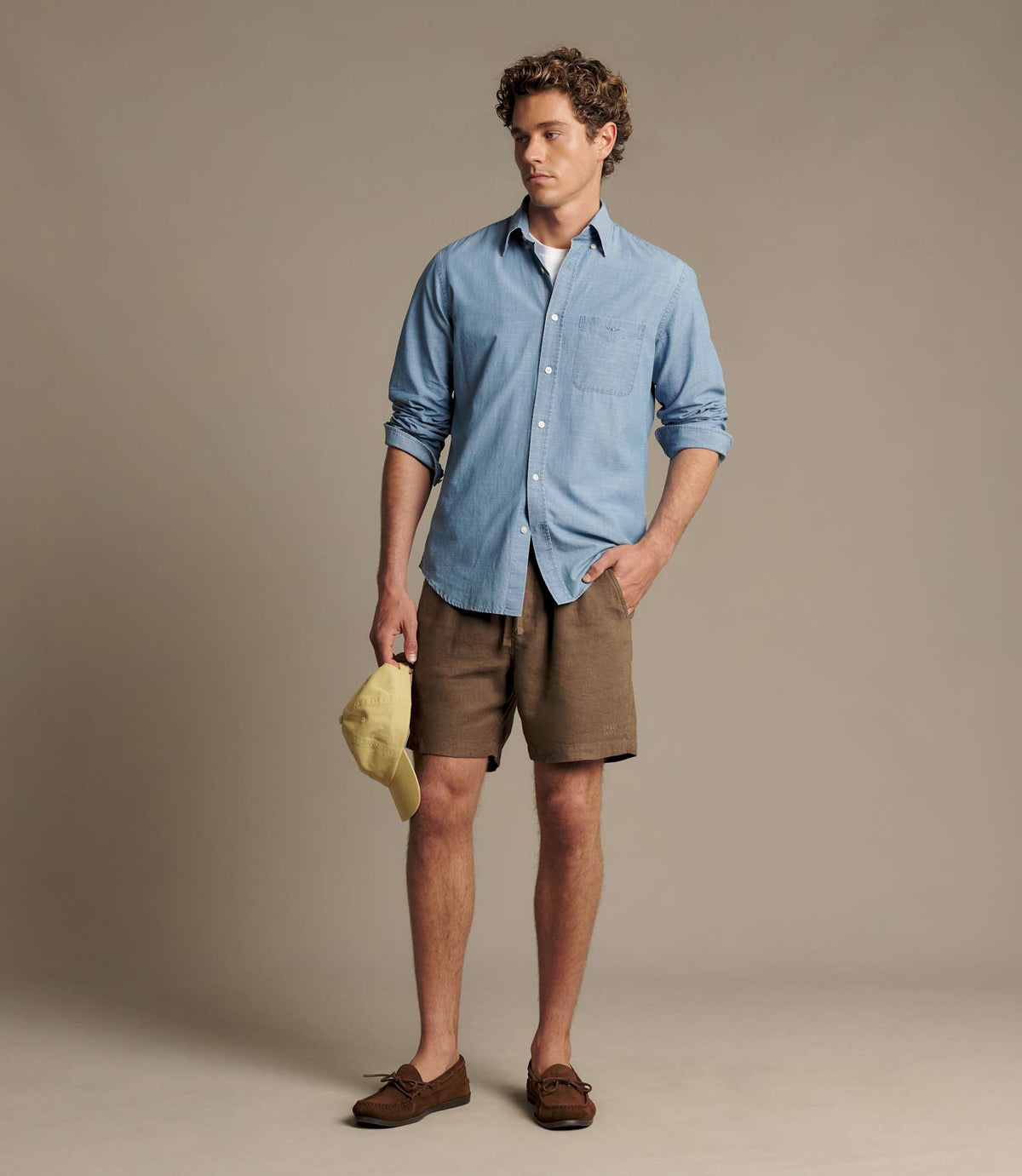 R.M. Williams Rugby Linen Short | Dark Olive — photo 2