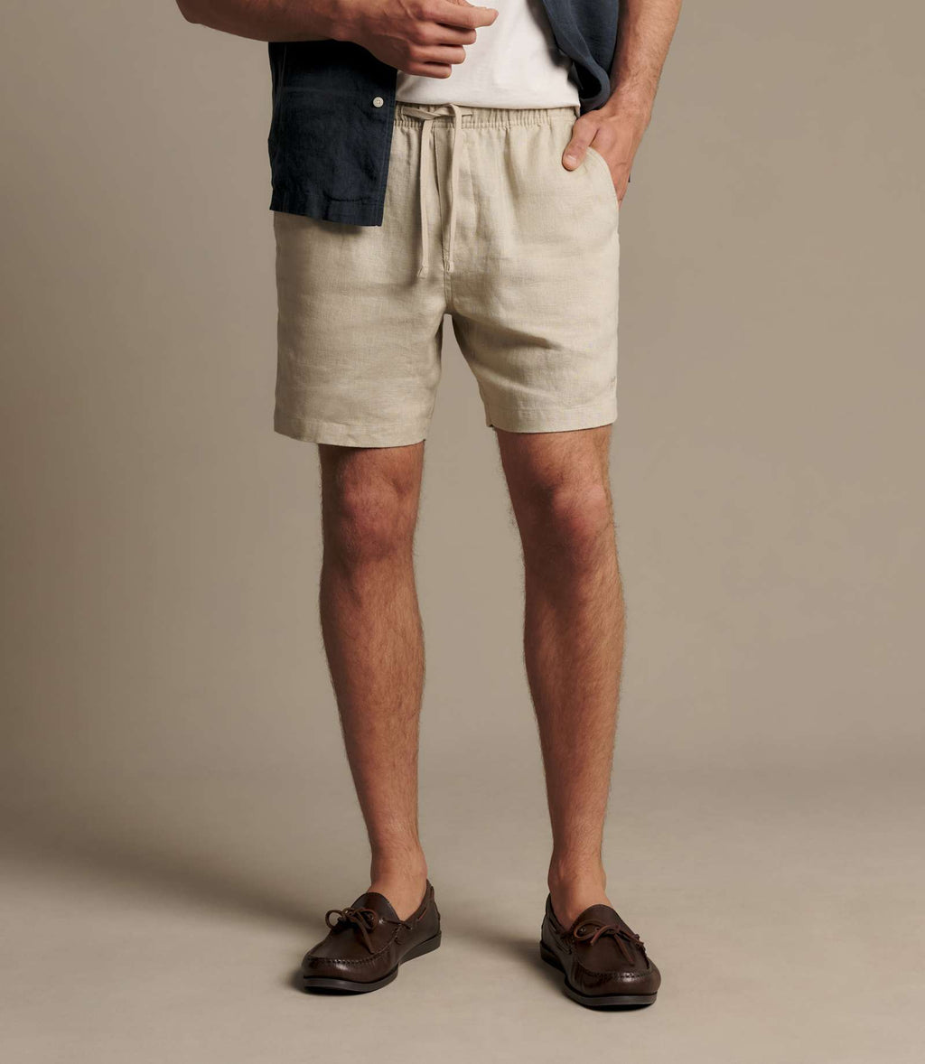 R.M. Williams Rugby Linen Short | Tan — photo 3
