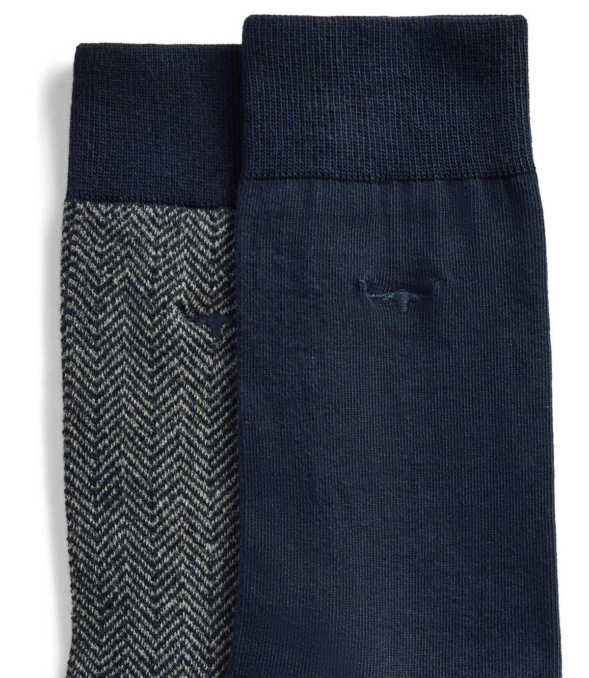 R.M. Williams Nelson Herringbone Sock 2-Pack | Navy/Grey — photo 4