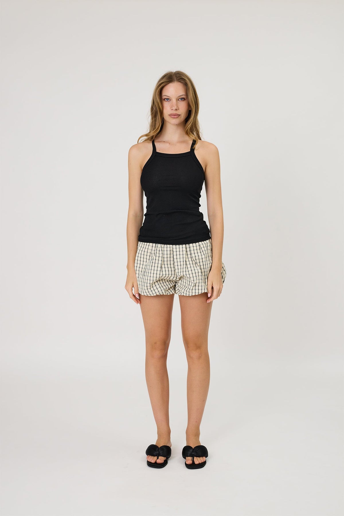 RMN STUDIOS Sera Bloomer | Ivory Check