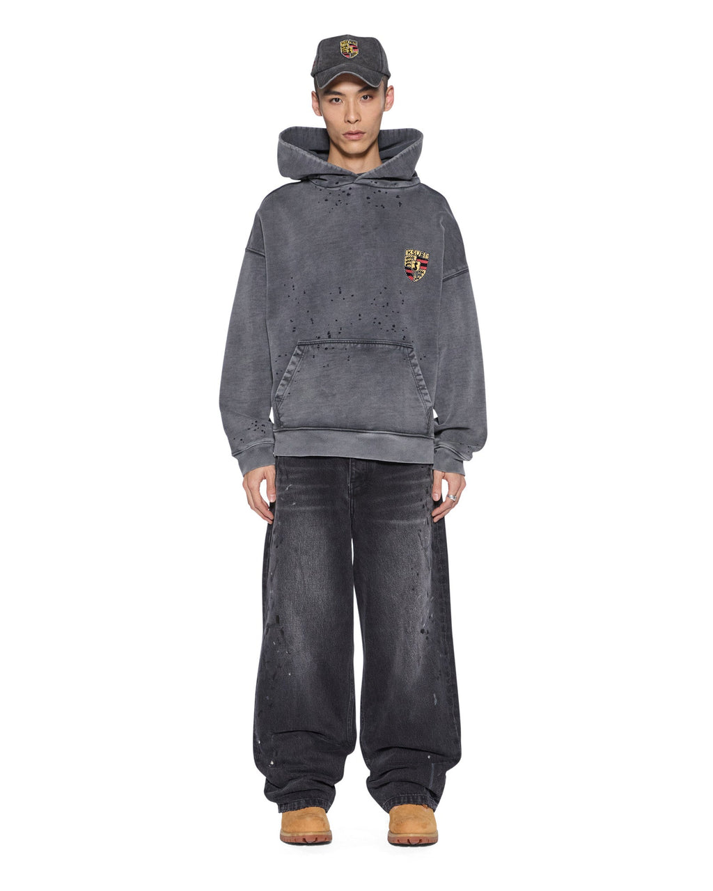 KSUBI Shield Hoodie Ekcess | Charcoal Fade