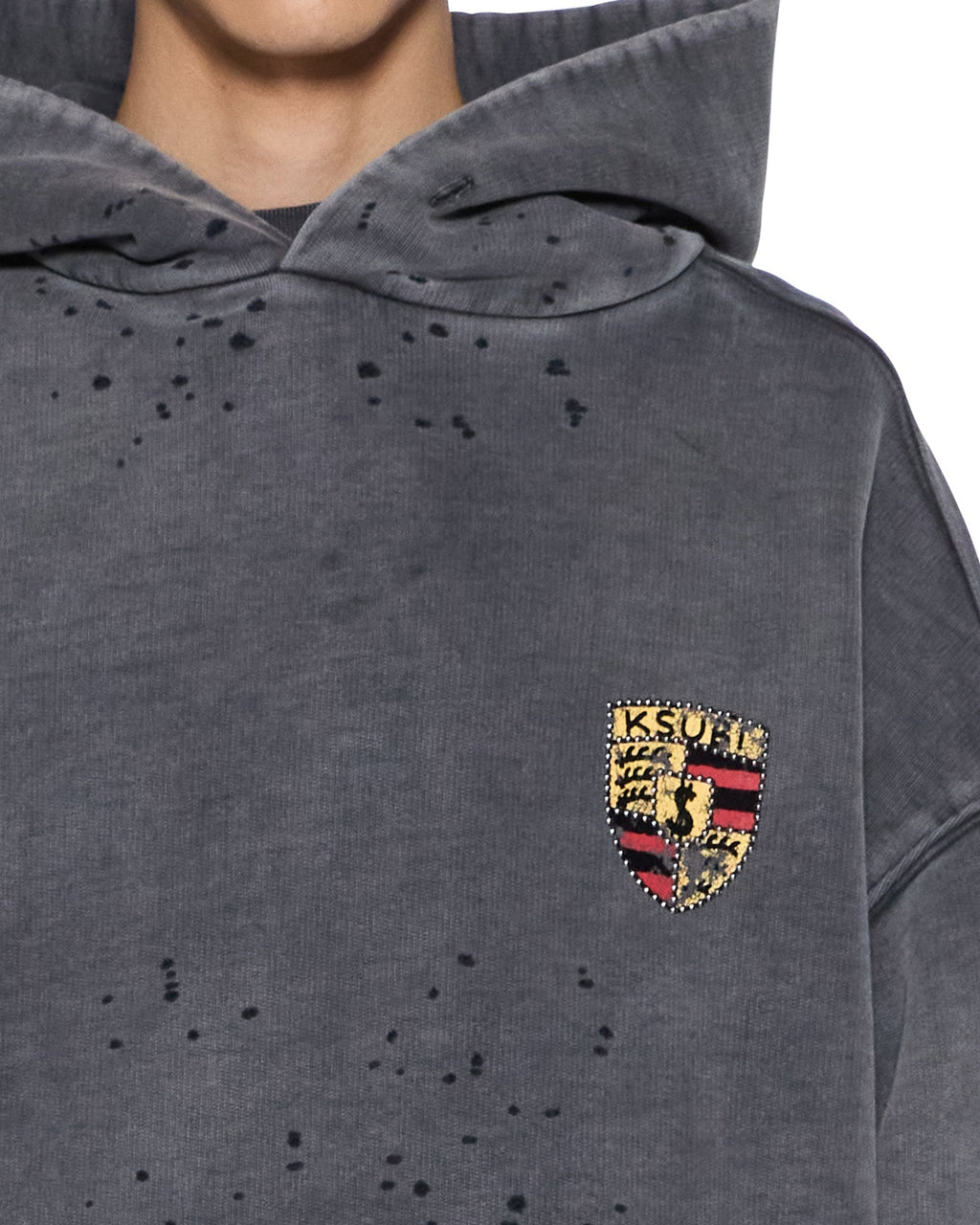 KSUBI Shield Hoodie Ekcess | Charcoal Fade