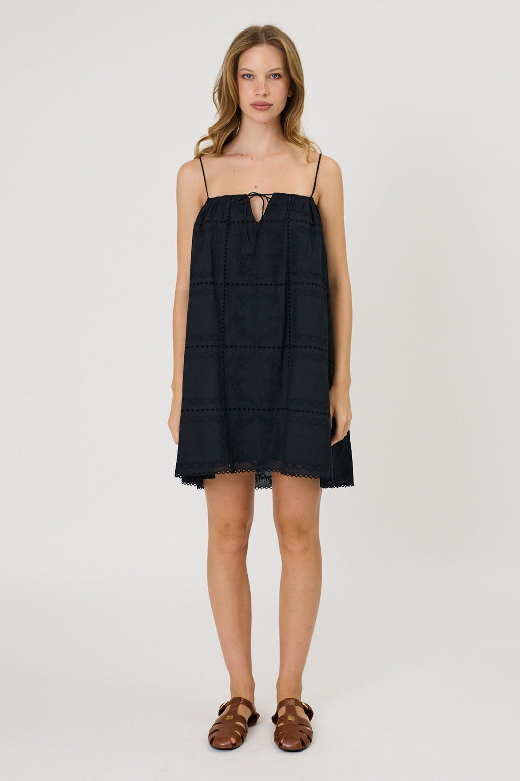 RMN STUDIOS Solange Mini Dress | Black