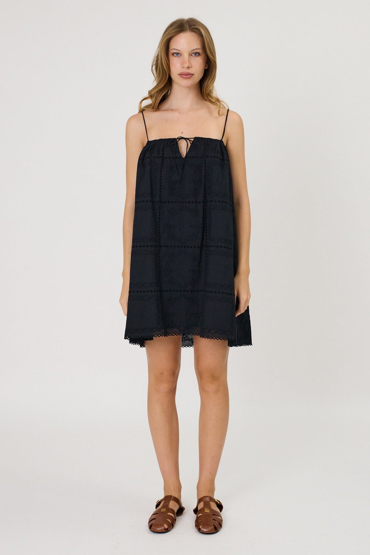 RMN STUDIOS Solange Mini Dress | Black