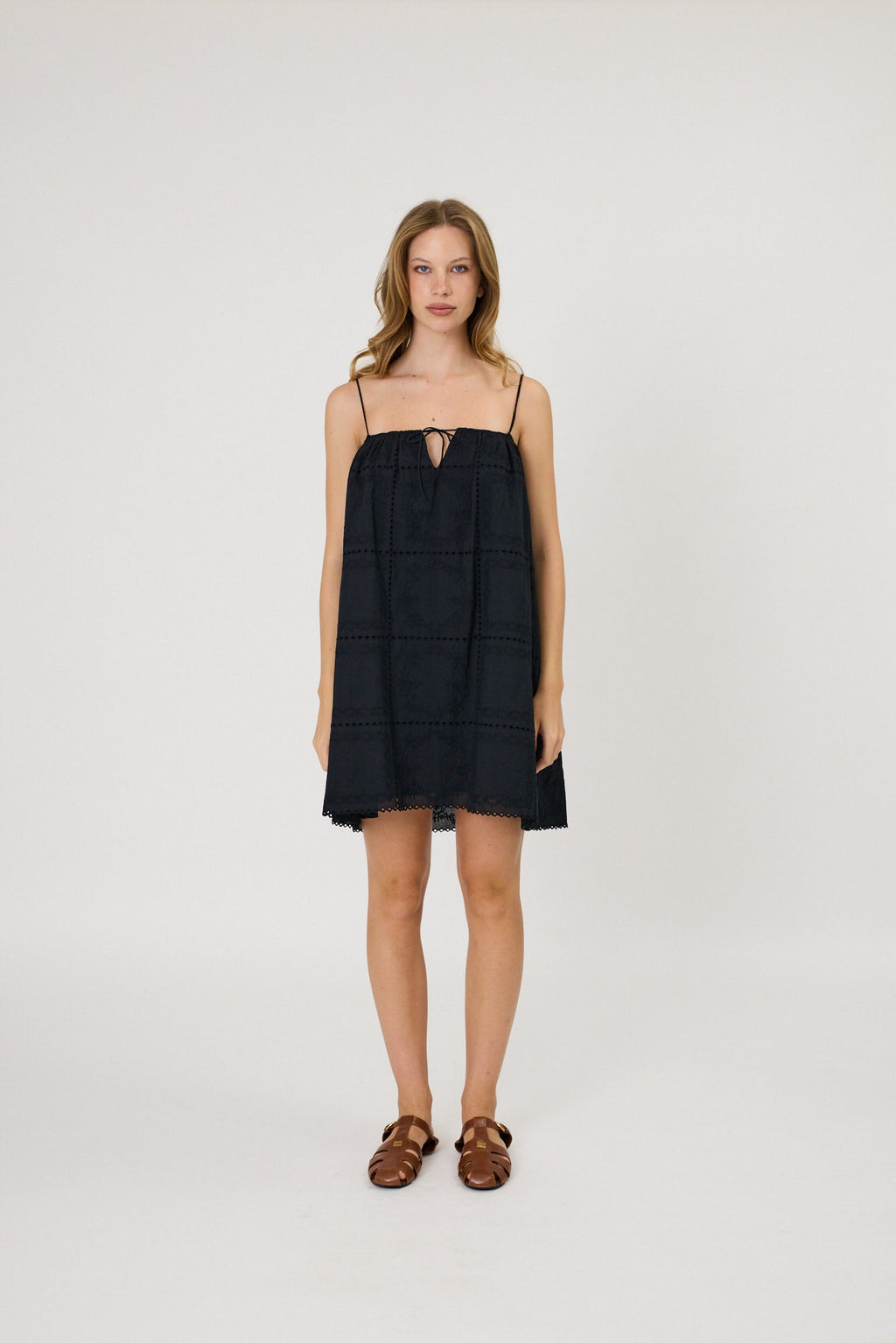 RMN STUDIOS Solange Mini Dress | Black
