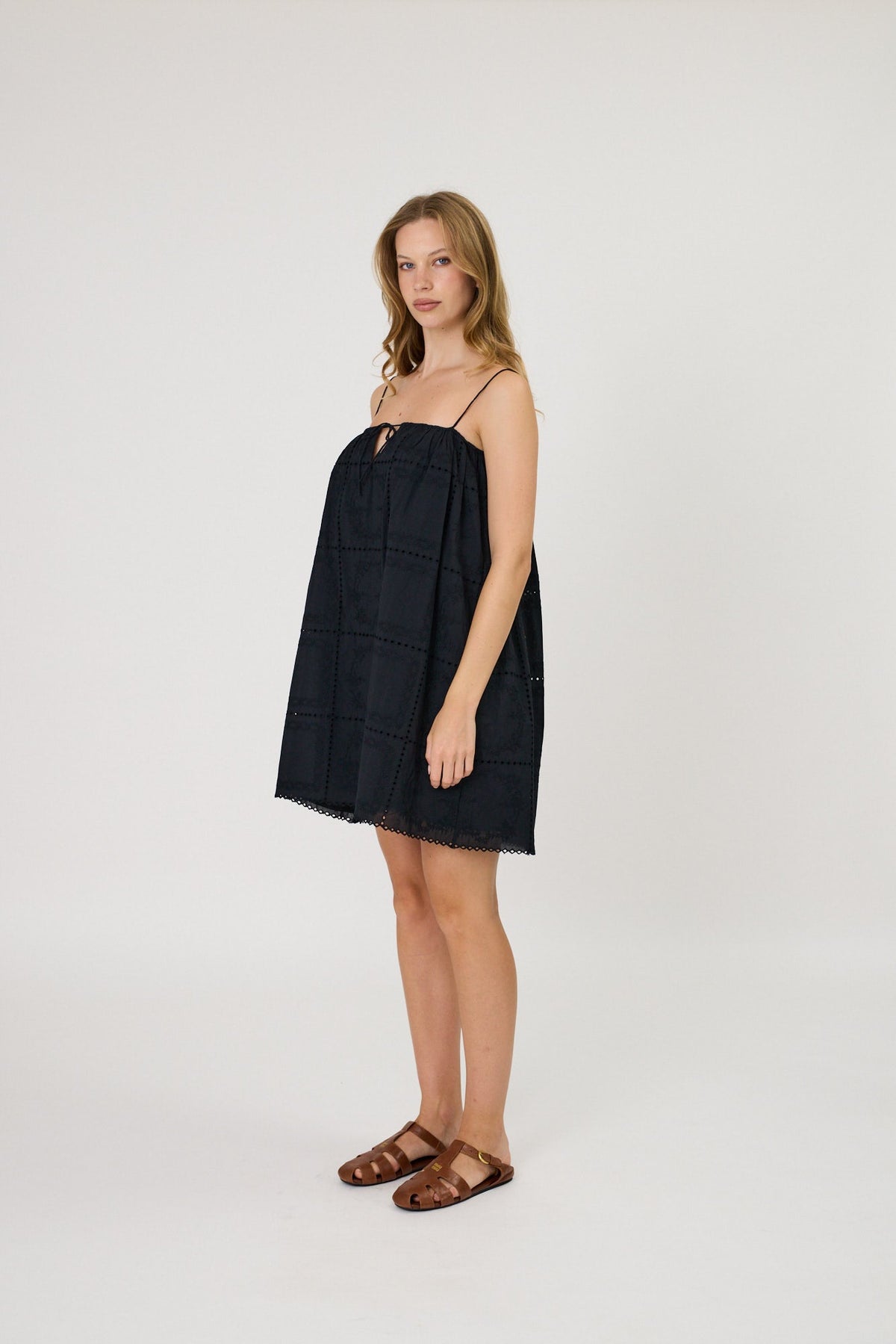 RMN STUDIOS Solange Mini Dress | Black