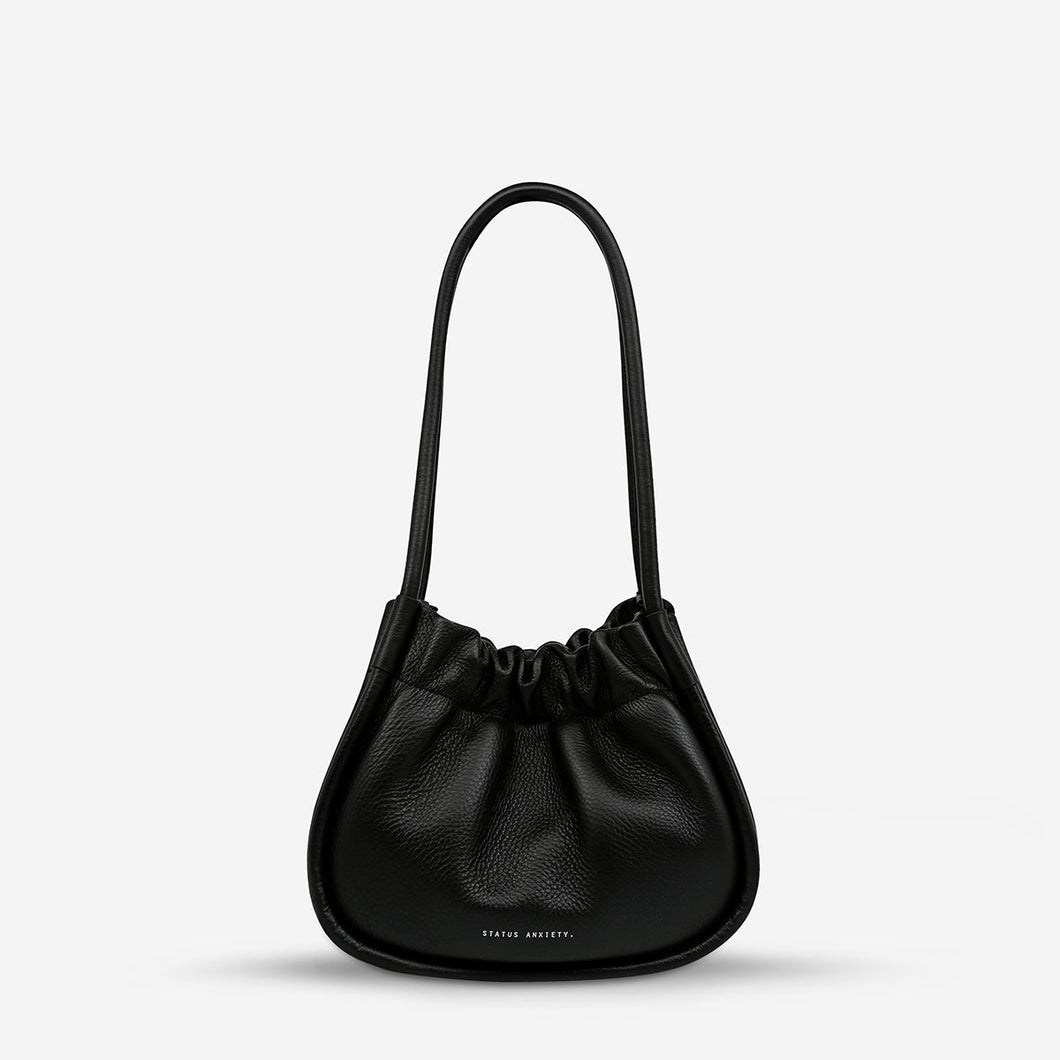 ORDINARY PLEASURES Leather Handbag - Black