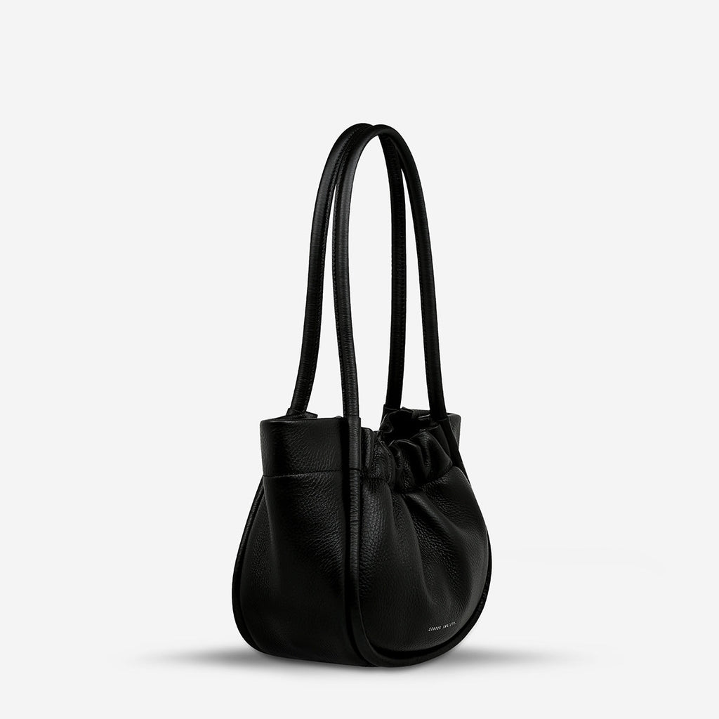 ORDINARY PLEASURES Leather Handbag - Black