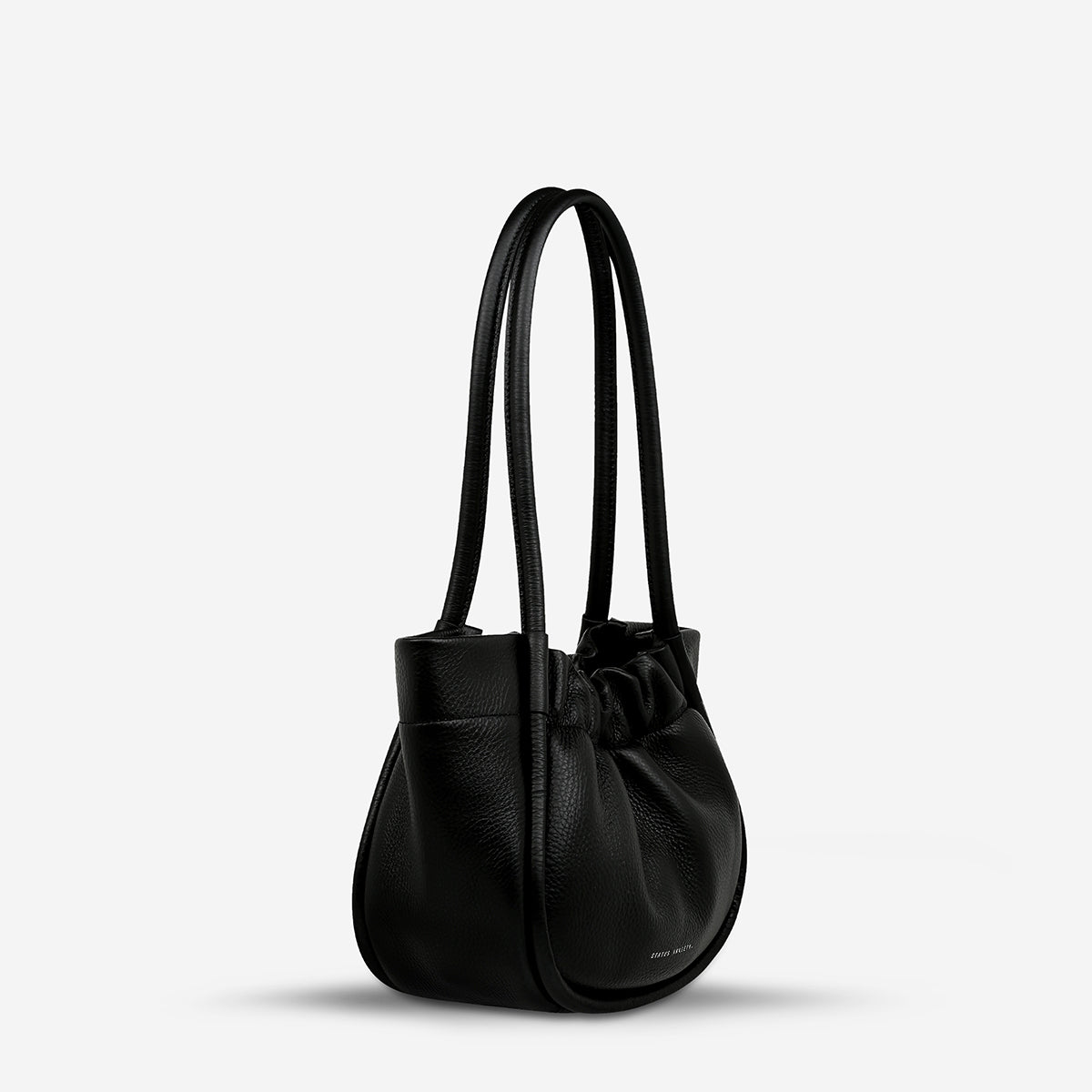 ORDINARY PLEASURES Leather Handbag - Black