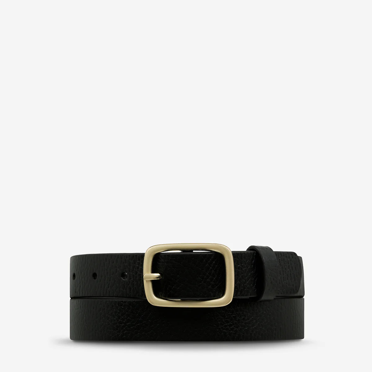 STATUS ANXIETY Nobody's Fault Belt | Black/Gold
