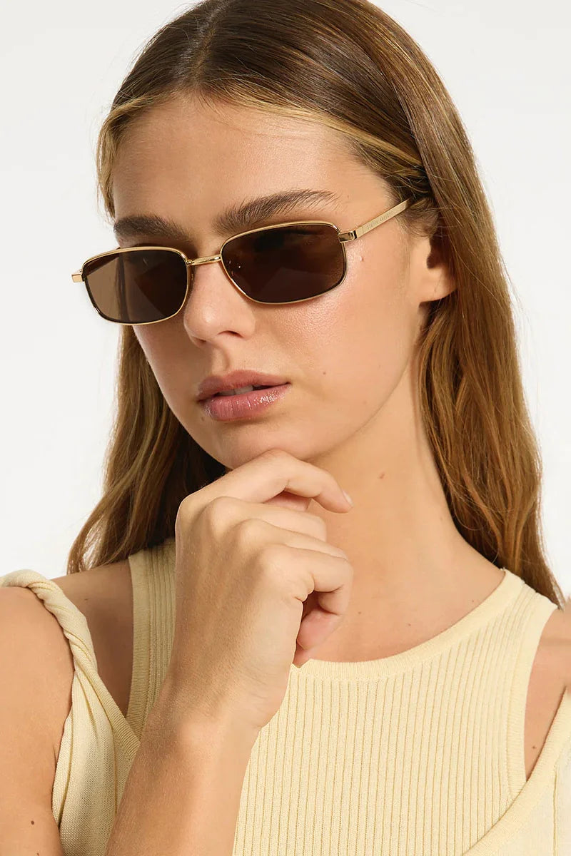 STATUS ANXIETY Hypnosis Sunglasses | Gold