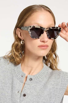 STATUS ANXIETY Mirage Sunglasses | White Tort