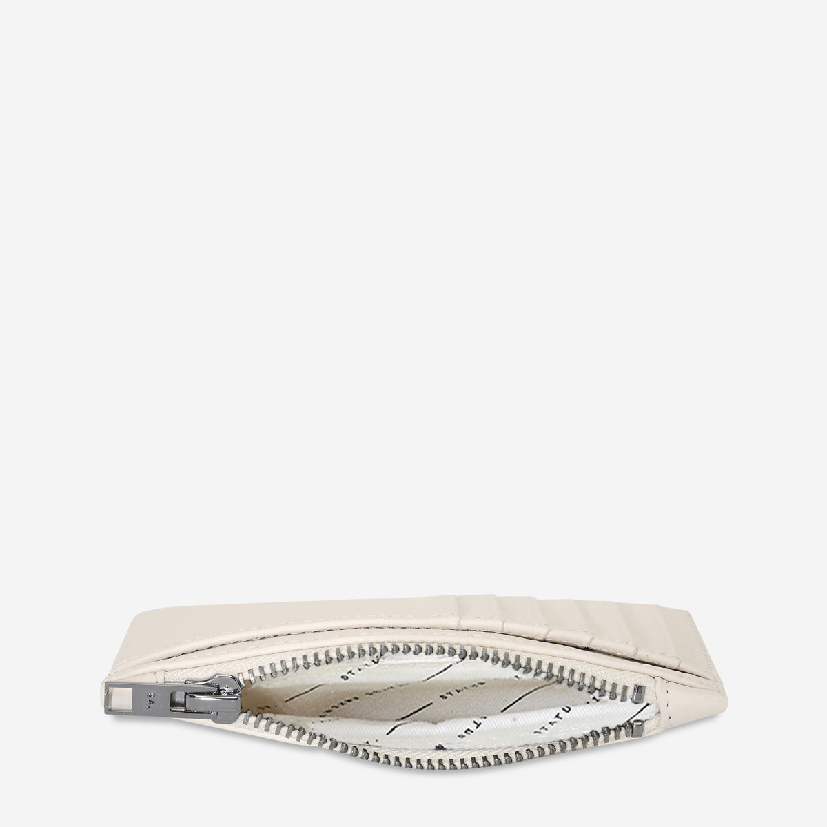 Avoiding Things Leather Wallet  | Chalk