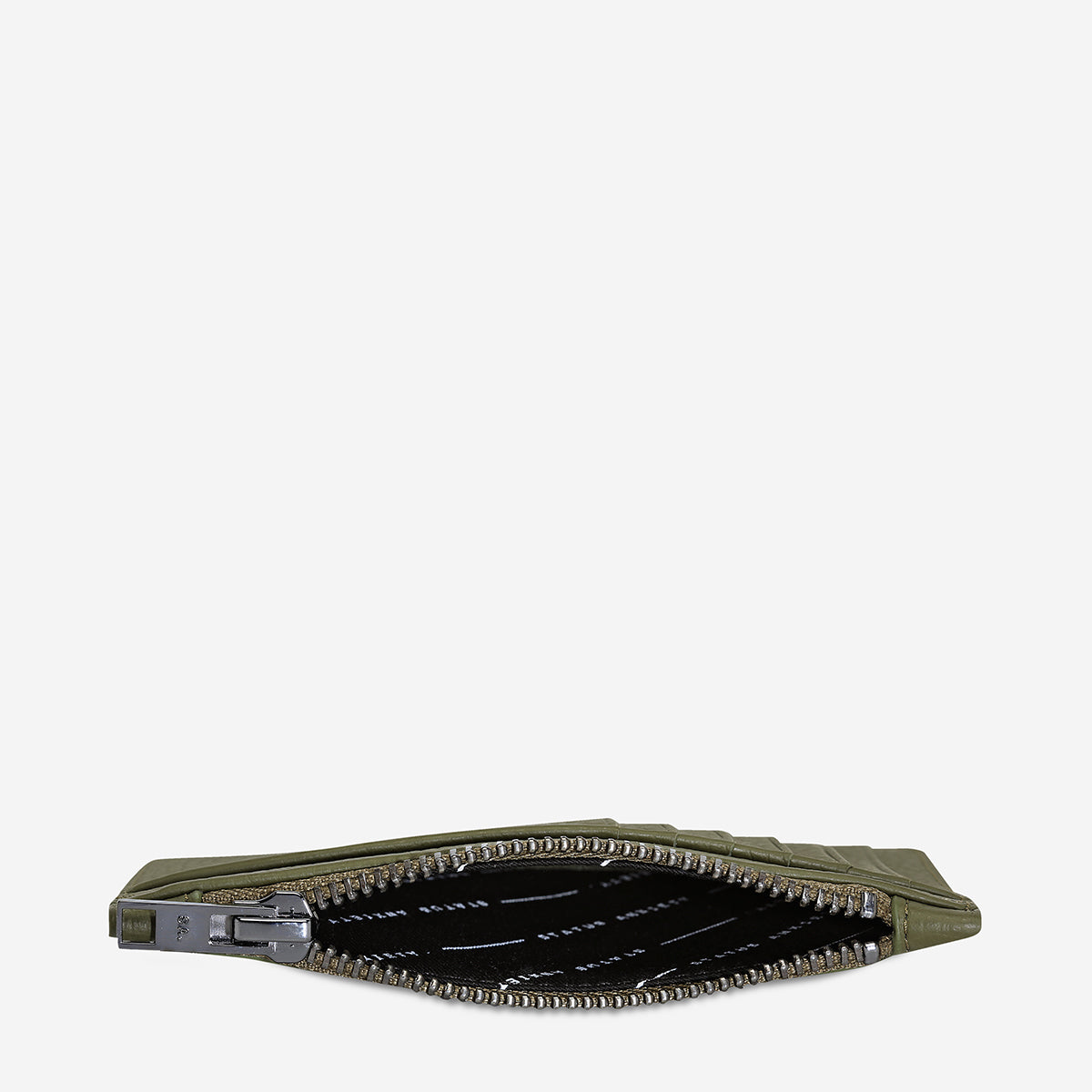 AVOIDING THINGS Leather Wallet - Khaki